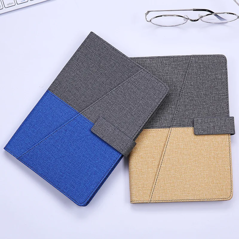 Записная книжка дневник планировщик ткань из искусственной кожи сменный цвет