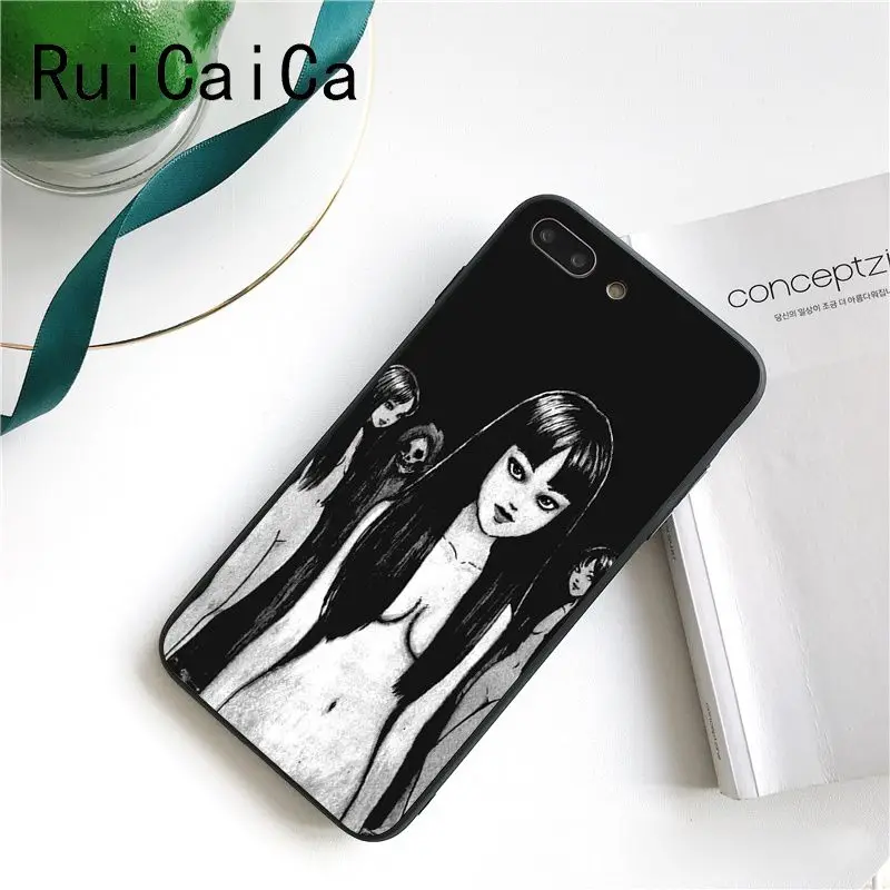 Japanese Horror Comic Tomie Custom Eyes Pattern TPU Soft Phone Case For iPhone 8 7 6 6S 5 5S SE2 XR X XS 11 Pro MAX