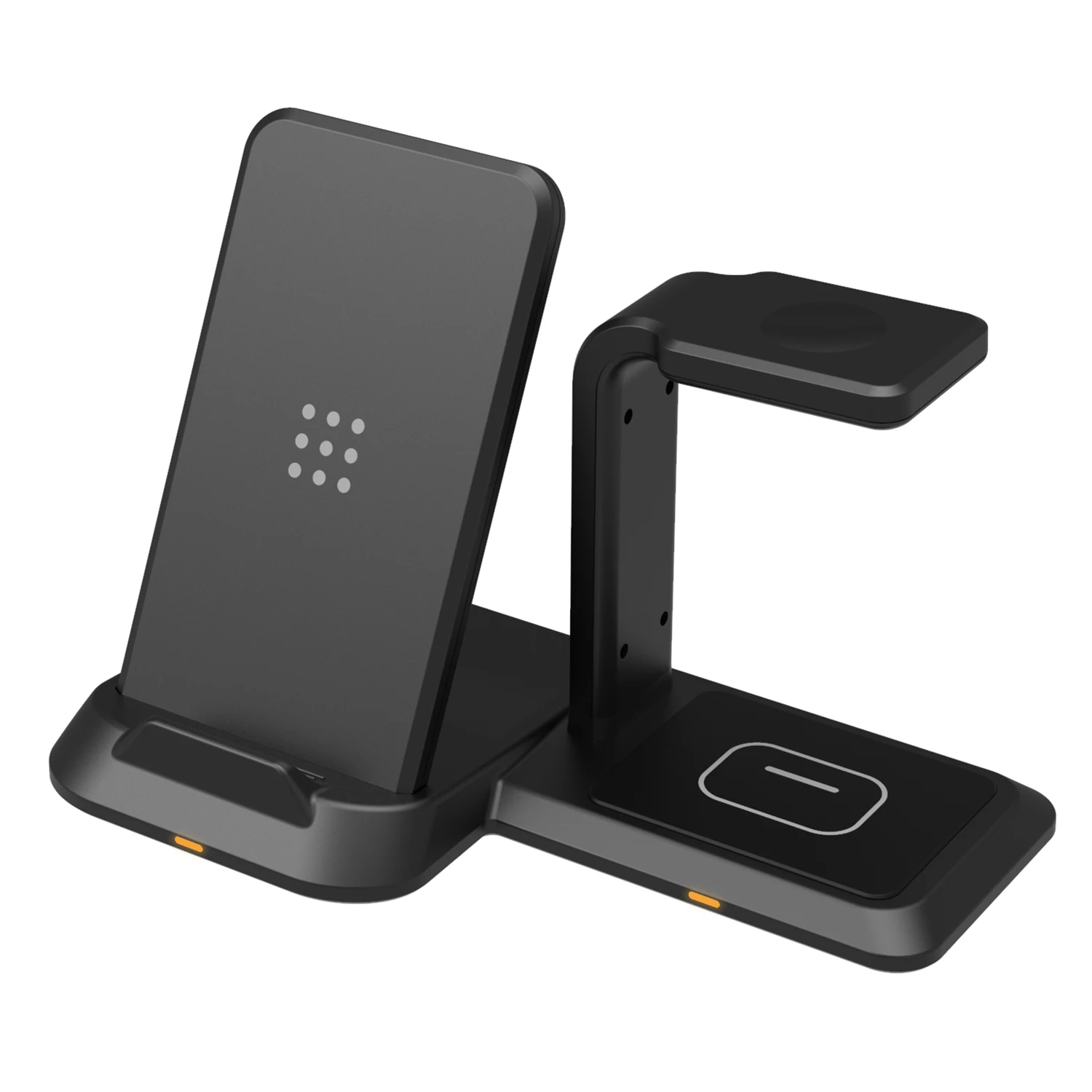 

10 Вт Быстрая зарядка 3 в 1 Беспроводное зарядное устройство для IPhone11Pro/Xr/Xs/Max Airpods Apple Watch Беспроводная зарядная подставка с европейской зарядк...