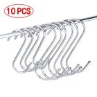 10 шт s-образные крючки Нержавеющаясталь мульти-функциональный перила S вешалка крючок застежка дома Кухня Ванная комната органайзер для хранения инструментов