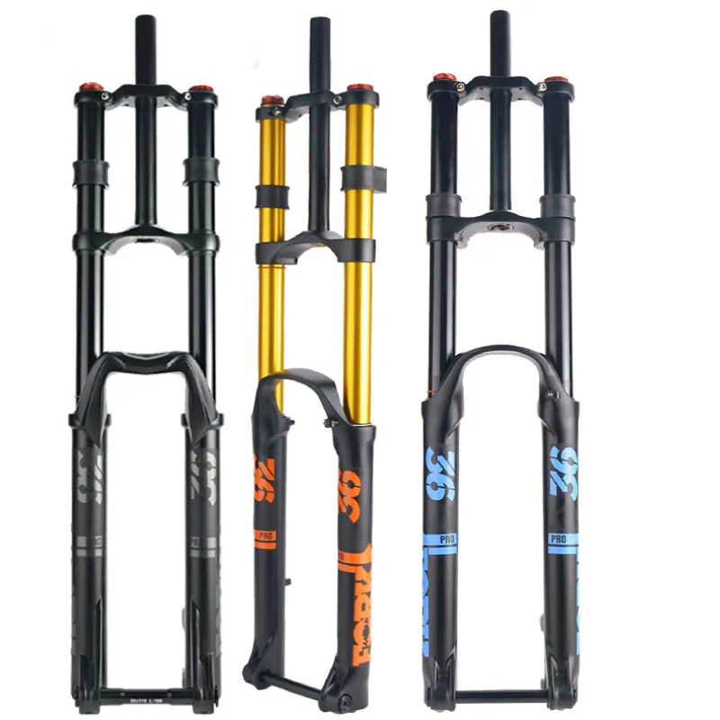 

ELYON MTB Forks Full Suspension Mountain Bike Fork29 27.5 DH AM Air Oil Damping Rebound Adjust 110x15MM Support 3.0inch Tire Hot