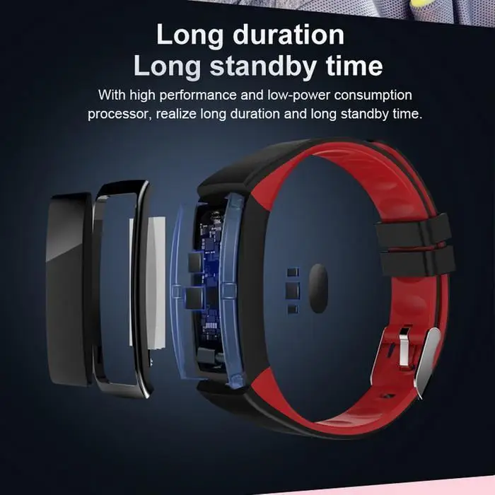 Bluetooth спортивный Браслет Шагомер умный Спортивный Сенсорный экран фитнес трекер