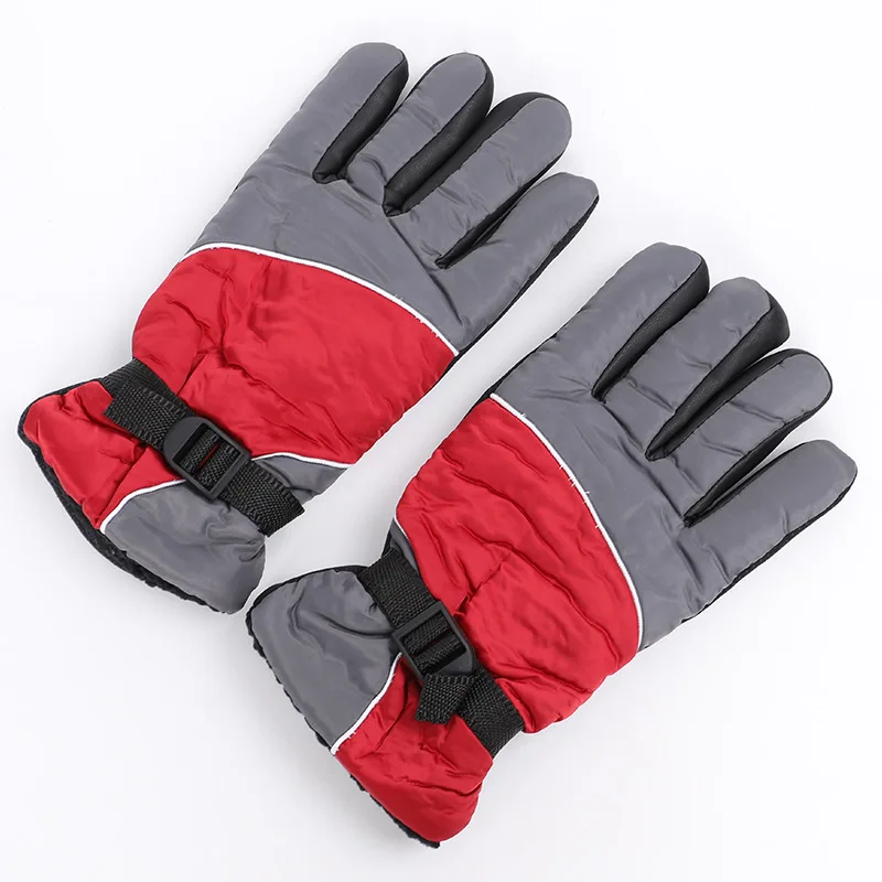 2019 мужские зимние перчатки теплые Нескользящие утолщенные полный размер пальцев