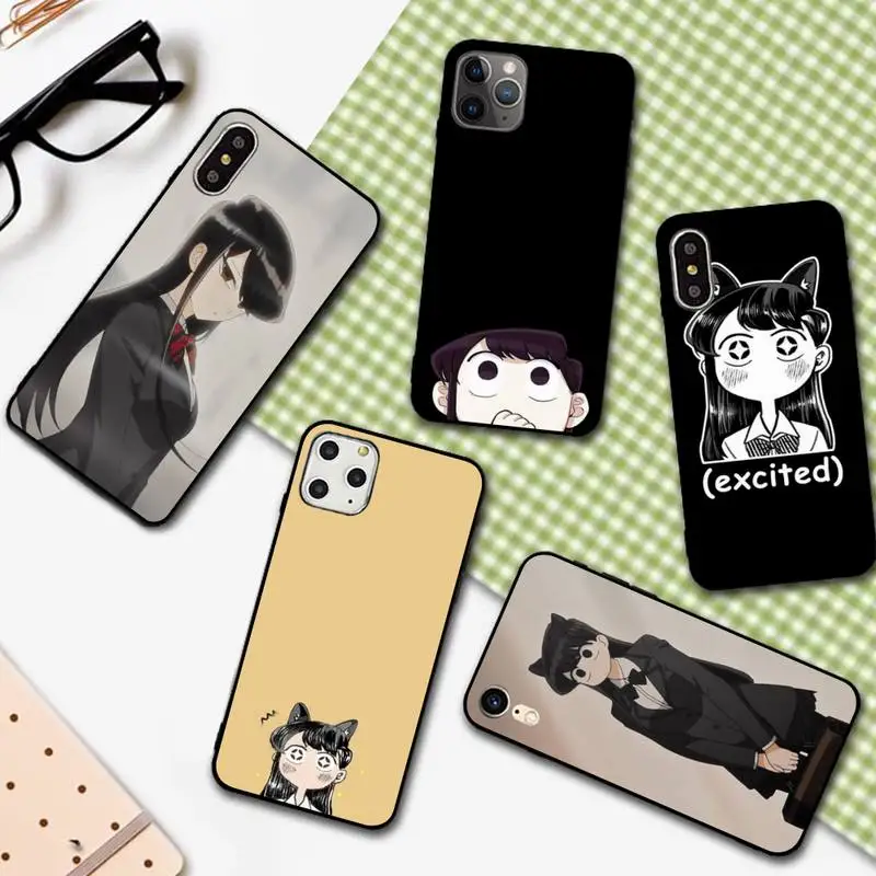 

YNDFCNB Komi Shouko Komi-san Phone Case for iPhone 11 12 13 mini pro XS MAX 8 7 6 6S Plus X 5S SE 2020 XR cover