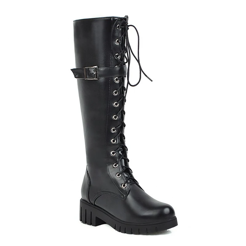 Большие размеры 10 11 12 Ботинки Женские зимние ботинки Женская обувь botas Обувь с