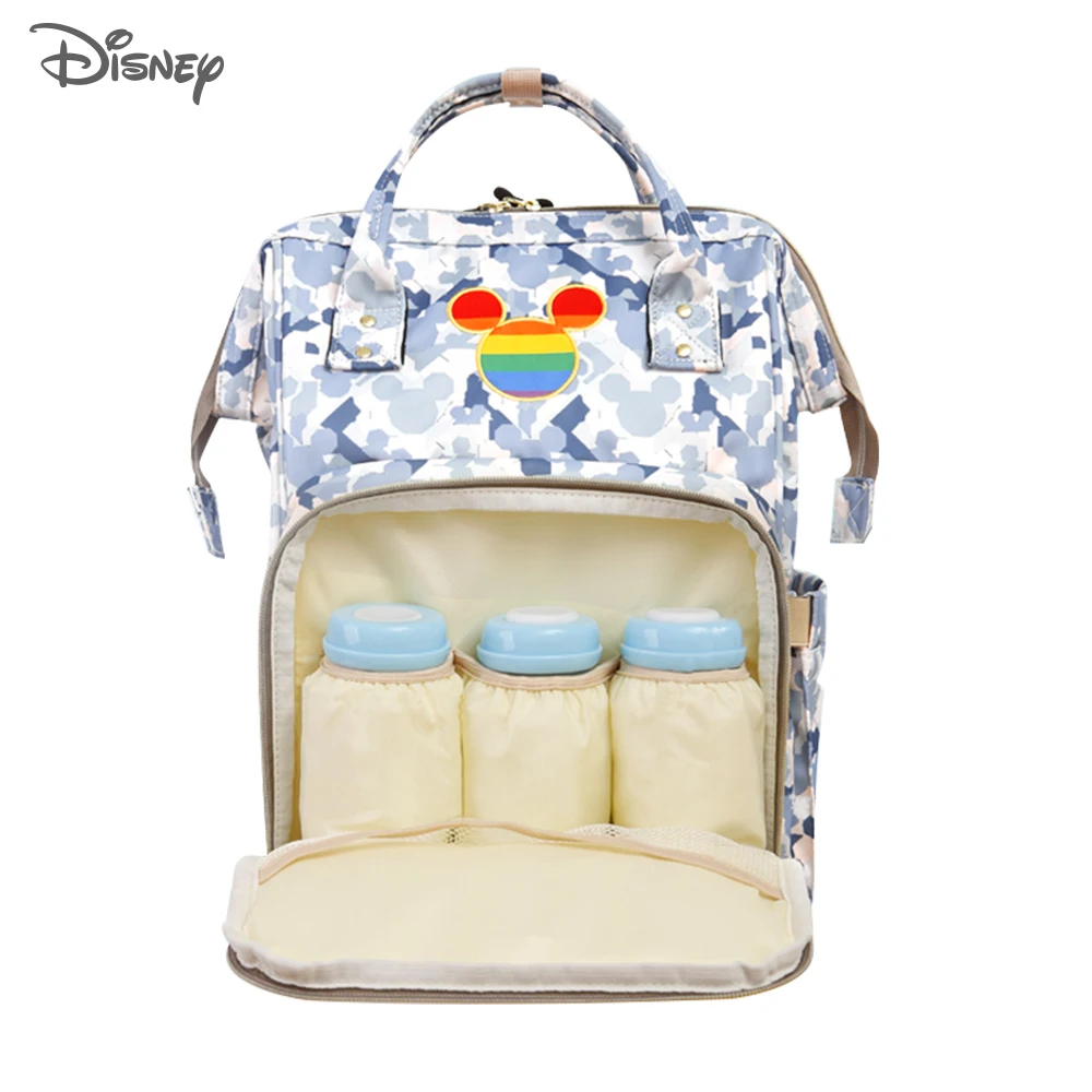 Рюкзак для подгузников disney, сумка для подгузников с изоляцией от USB, сумка для подгузников с Минни и Микки, большая емкость, сумка для путешествий, Оксфорд, для кормления ребенка, сумка для мам