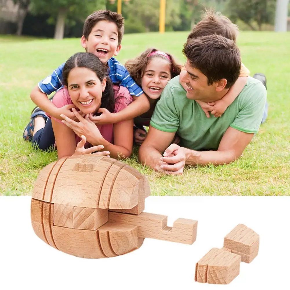 

Wooden Kong Ming Lock Lu Ban Lock Iq Brain Teaser Educational Toy 3d Wooden Interlocking Burr Puzzles Game Unlock Toys For F2Y8