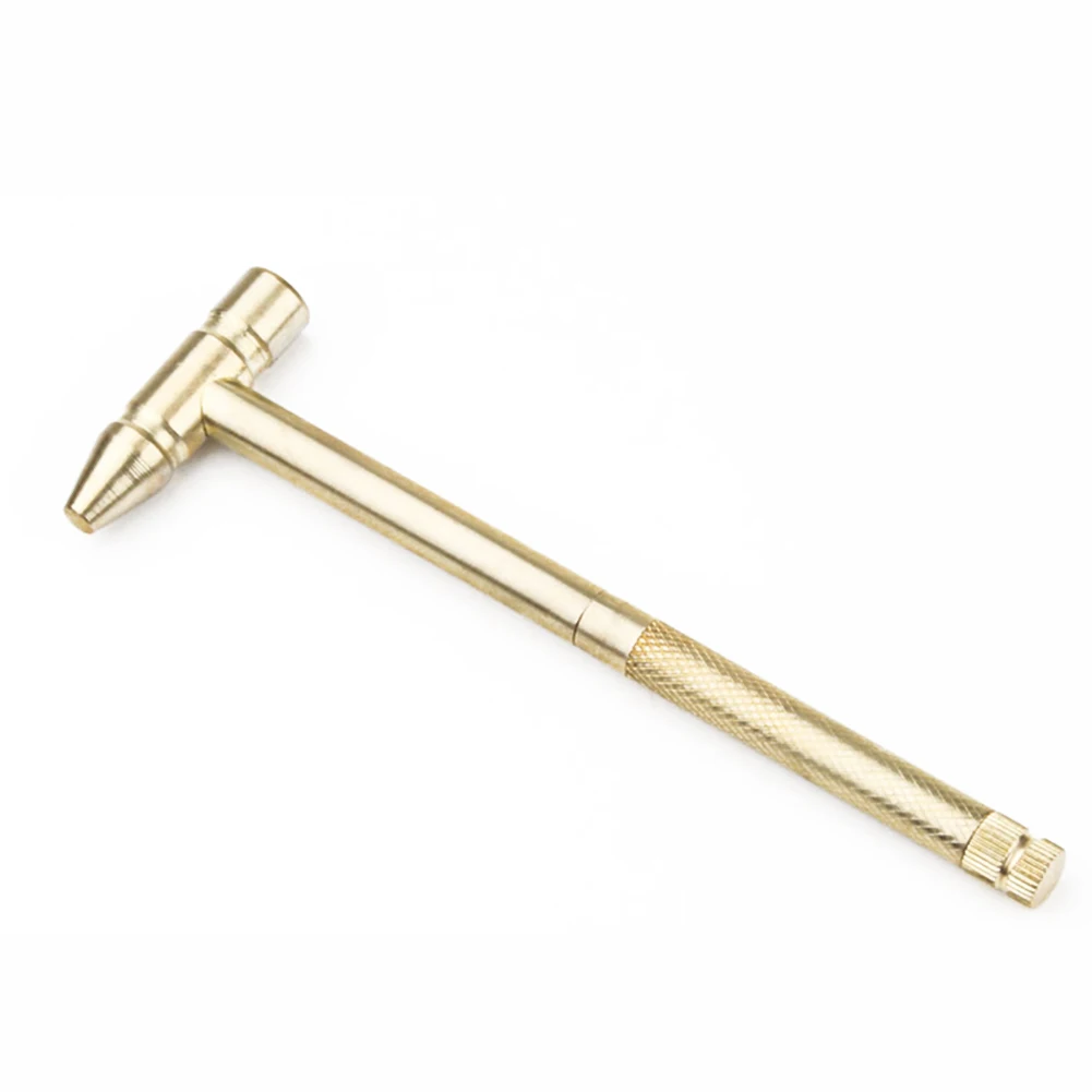 

Copper Hammer 5 In 1 Multifunctional Hammer Built-in Small Screwdriver Indoor Outdoor Mini Tool L5