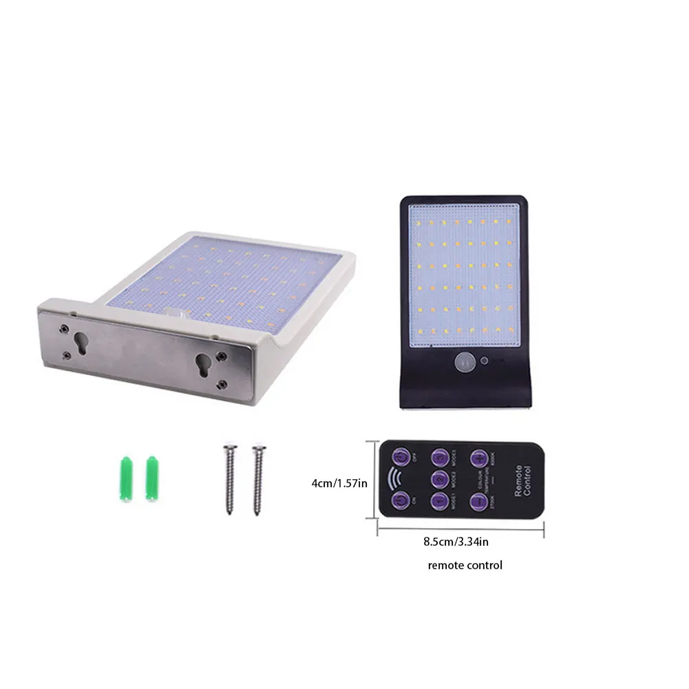 

Newest 48 LED Solar Power Street Light PIR Motion Sensor Lamps Garden Security Lamp Outdoor Street Waterproof Wall Lights