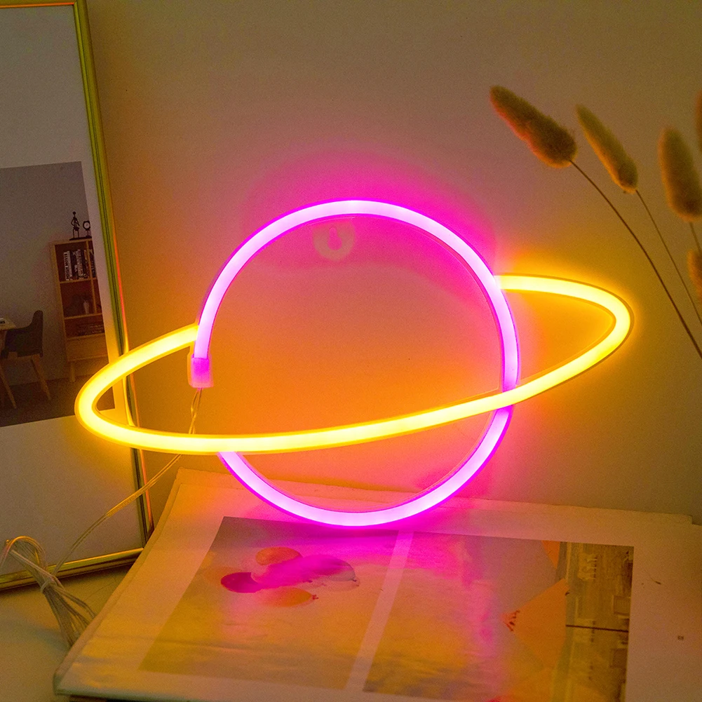 

Неоновые светодиодные лампы с питанием от батареи, вывеска, планет, здравствуйте, вспышка, молния, ночник, праздничная атмосфера, неоновые у...