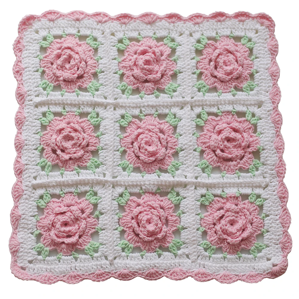 Диван ручной работы розовая Подушка с цветком розы уличная декоративная подушка