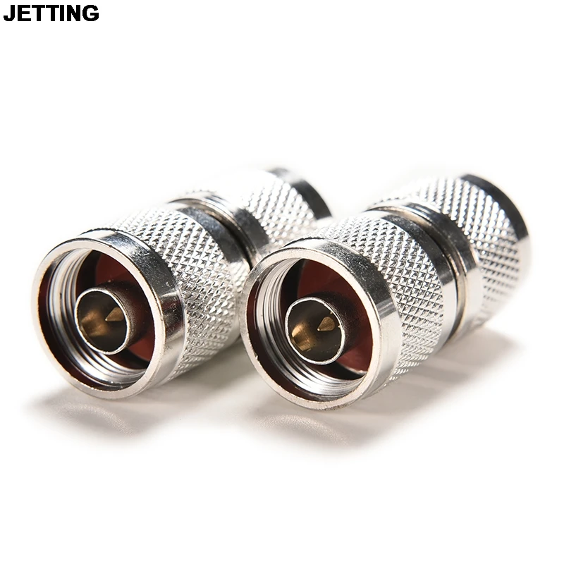 

JETTING 1PC Straight RF Connector Adapter RF Adapter N male plug to N male plug coaxial adapter connector Drop Shipping
