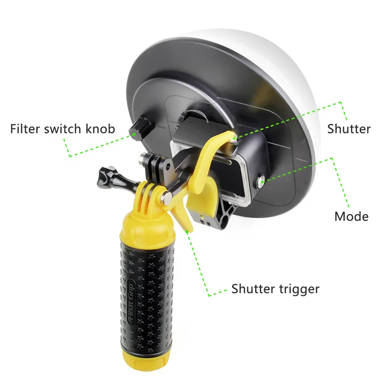 Новый оригинальный красный фильтр + 10 магнитный водонепроницаемый чехол маска