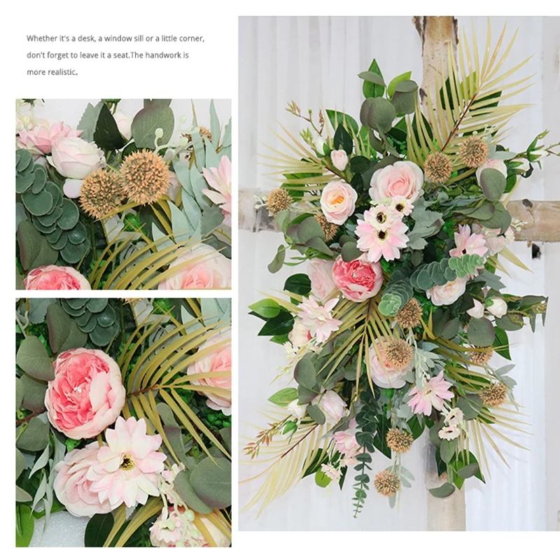 

Фотофон для вечерние ринки, свадьбы, арки, двери, окна, станции, декор дороги, искусственная фотодорожка, «сделай сам», роза, пион, 80/100 см