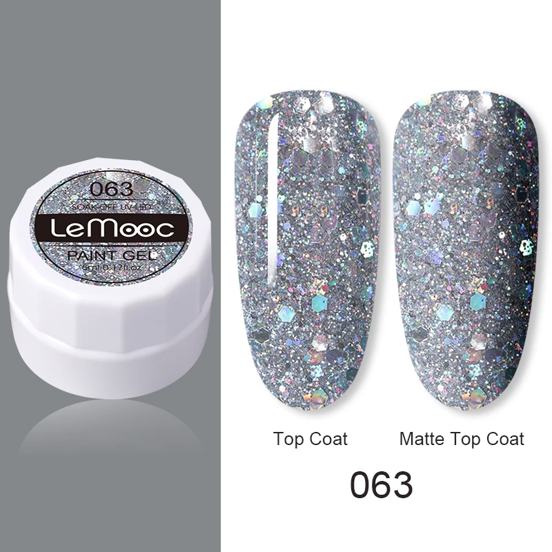 LEMOOC косметика парфюмерия диспенсер 5 мл гель лак для ногтей блестящие ленты