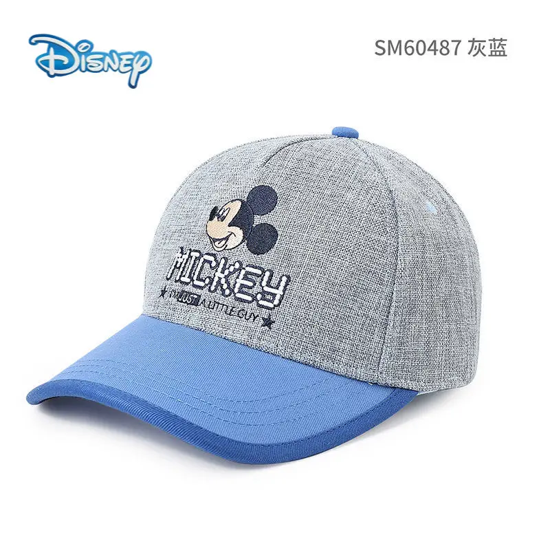 

Disney Mickey cartoon anime children baseball cap cotton Sun shade winter hat Girl Boy Kid Hats For Outdoor Adjustable kpop cap