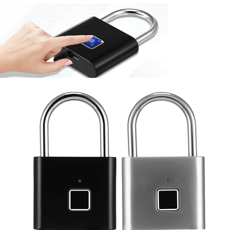 

Водонепроницаемый смарт-замок с отпечатком пальца и USB-зарядкой
