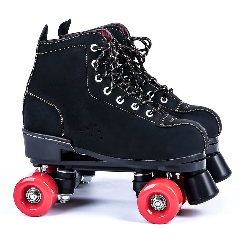 

2021 New Roller Skate Adult Double Row Four-wheel Women Flashing Wheel Roller Skate Roller Skating Rink Sport Roller Skating Men