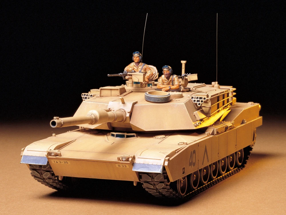 Tamiya 1/35 35156 US M1A1 Abrams 120 мм пистолет главный боевой танк MBT дисплей коллекционная