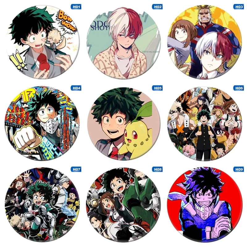 Милый значок Аниме Boku no hero academia / My Hero Academia кнопка для косплея 2 3 дюйма| |