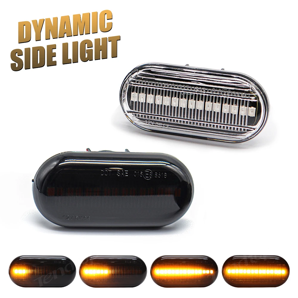 

Dynamic Side Repeater Lamp Flashing Turn Signal Light For Dacia Duster Dokker Lodgy Renault Megane1 Clio1 2 KANGOO ESPACE Smart