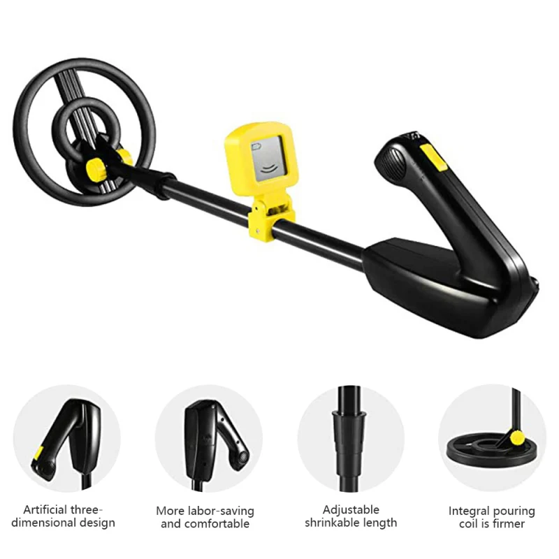 

7.4 Inch Waterproof Adjustable Stem Children's Metal Detector Light Search Coil for Children Youth Gift Metal Detector