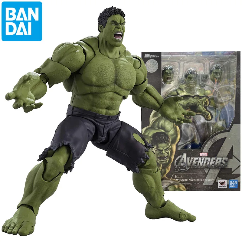 

Bandai Spirits Tamashii Nations Marvel Avengers Assemble Edition Hulk S.h. Figuarts Doll Action Figure Collect Model Kids Toys