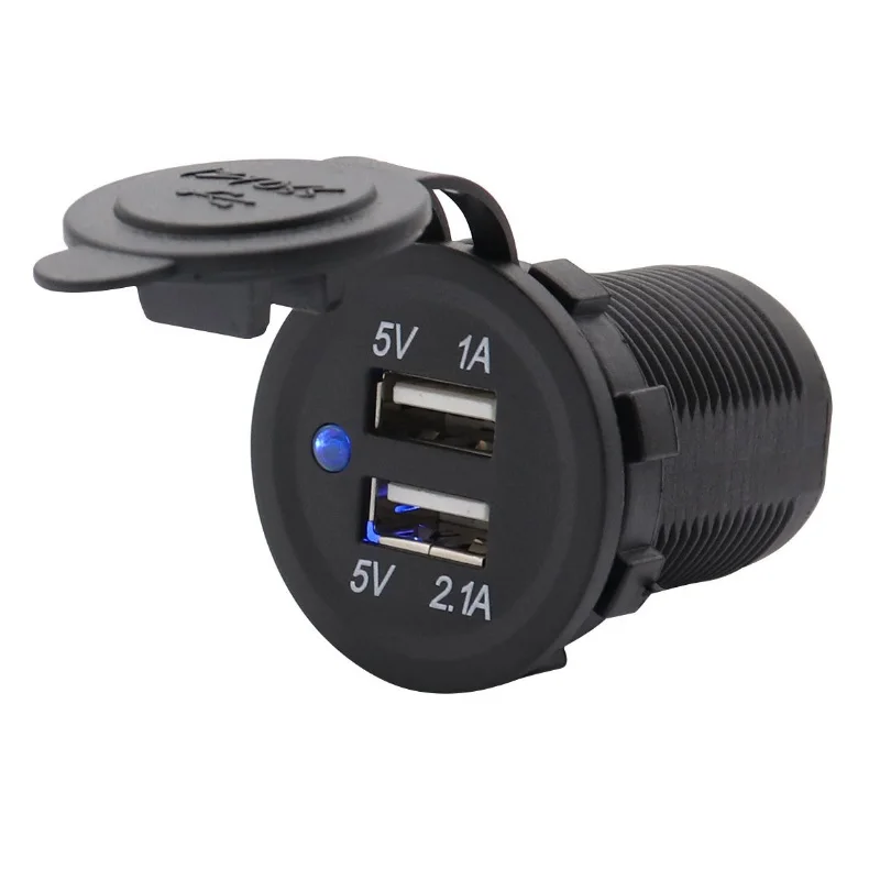 USB-порт для зарядки лодки 5 В 12 В/24 постоянного тока автомобильное двойное