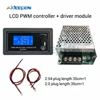 Цифровой генератор импульсов PP3K PP4K, постоянный ток 3,3-30 в, регулируемый ШИМ-генератор, светодиодный контроллер скорости двигателя с модулем драйвера двигателя