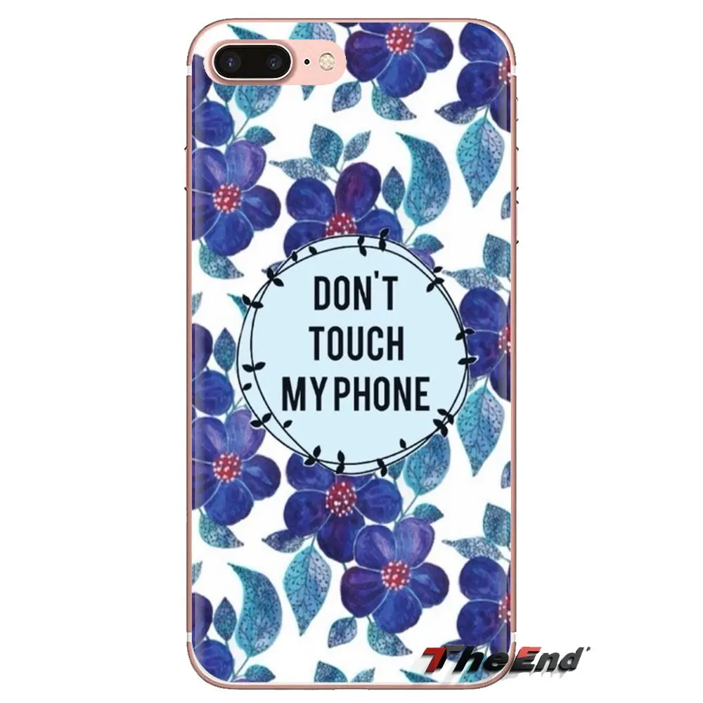 С надписью Don't touch my Чехлы для телефона samsung Galaxy S3 S4 S5 мини S6 S7 край S8 S9 S10 Plus Note 3 4 5 8