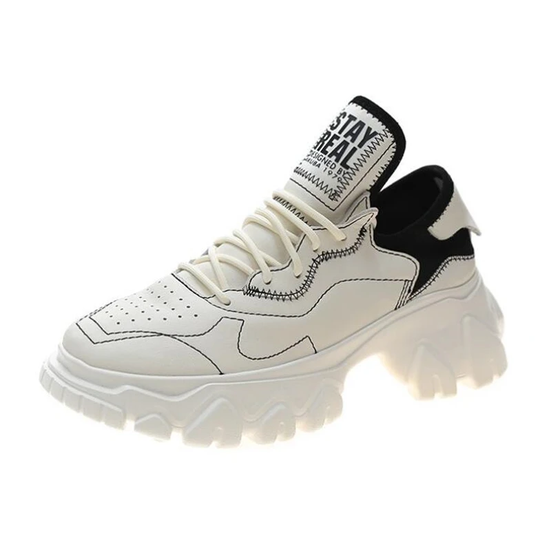 

2020 Fashion Chunky Sneakers Women Casual Trendy Platform Sneakers Comfortable Breathable Dad Shoes Women Trainers Basket Femme