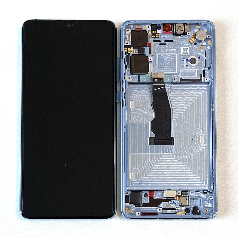 Axisinternational для 6," huawei P30 ELE-L29 ELE-L09 OLED ЖК-экран рамка+ сенсорная панель дигитайзер