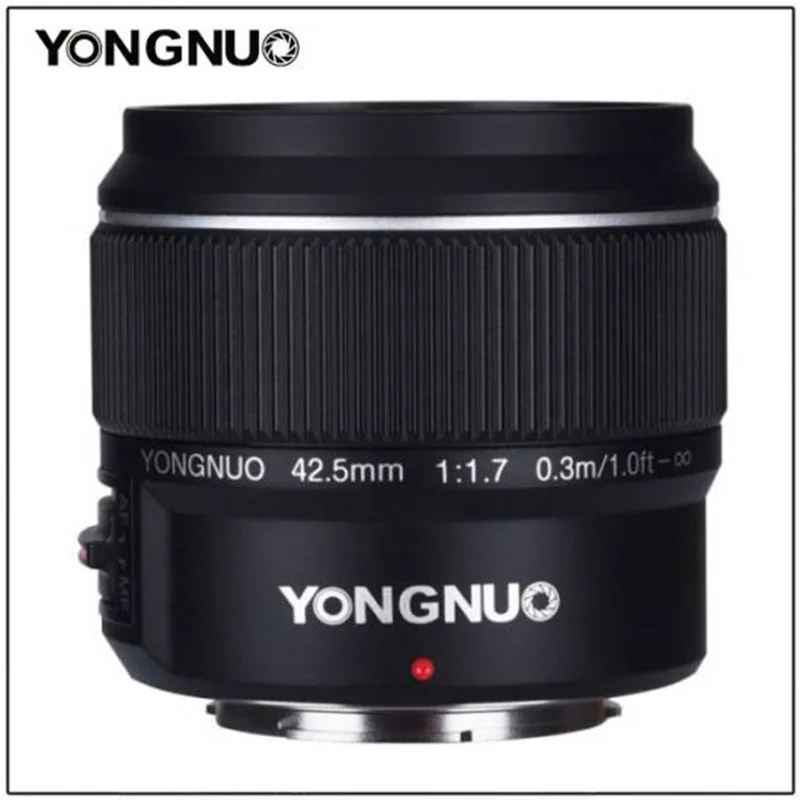 Объектив YONGNUO yn42 5 мм F1.7M с большой апертурой и автофокусом/MF стандартный основной