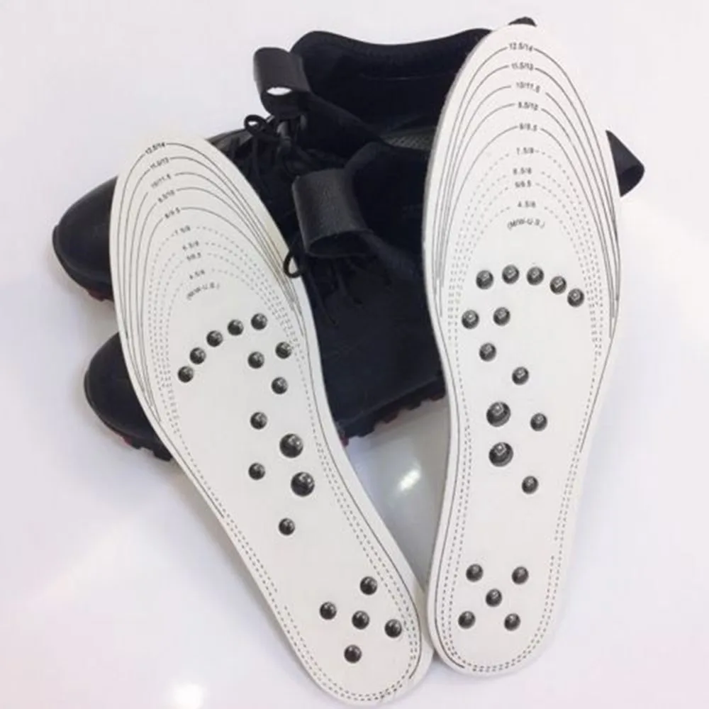 New Unisex Feet Massage Insoles Magnetic Weight Loss Acupressure Slimming Insoles Foot Care Shoe Gel Inserts  Insoles