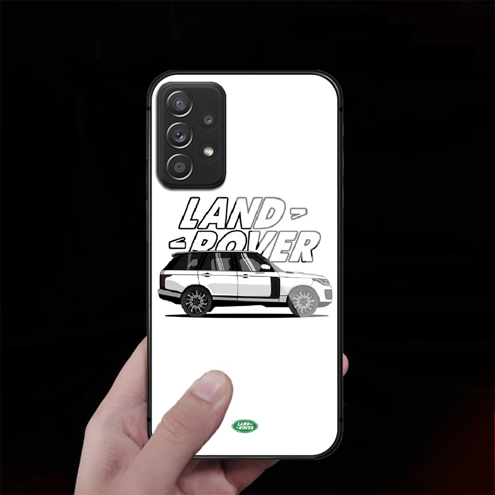 

Land Rover Luxury Car Tempered Glass Phone Case Cover For Samsung Galaxy A M 10 12 20E 21 31 40 50 51 52 70 71 72 S Waterproof
