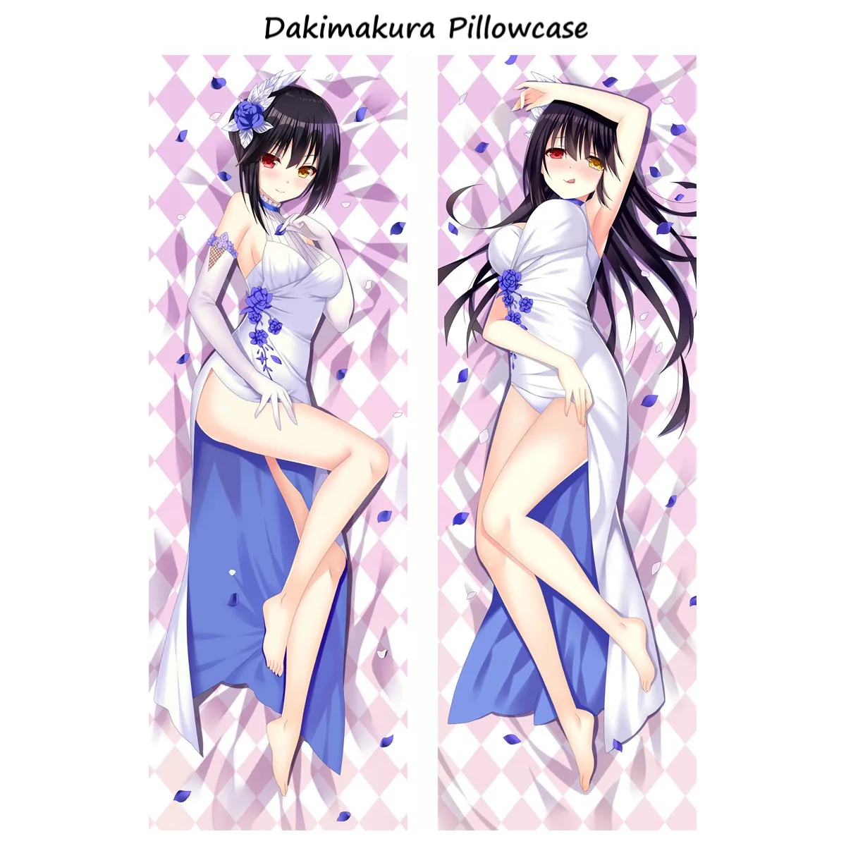 

Подушка для косплея DATE A LIVE Anime наволочки с изображением девочек Yatogami Tohka Kawaii Sexy Loli Girl Body Dakimakura подушка-отаку Cover 150X50