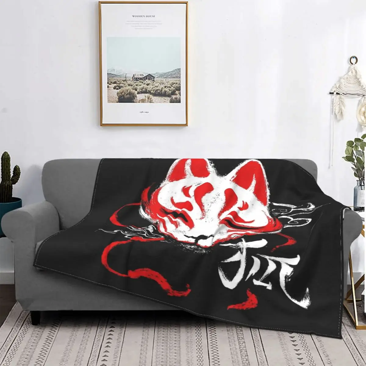 

Kitsune-Manta tradicional japonesa, colcha de cama a cuadros, sofah cama, manta термическая mullida a cuadros, ropa de cama de algodo