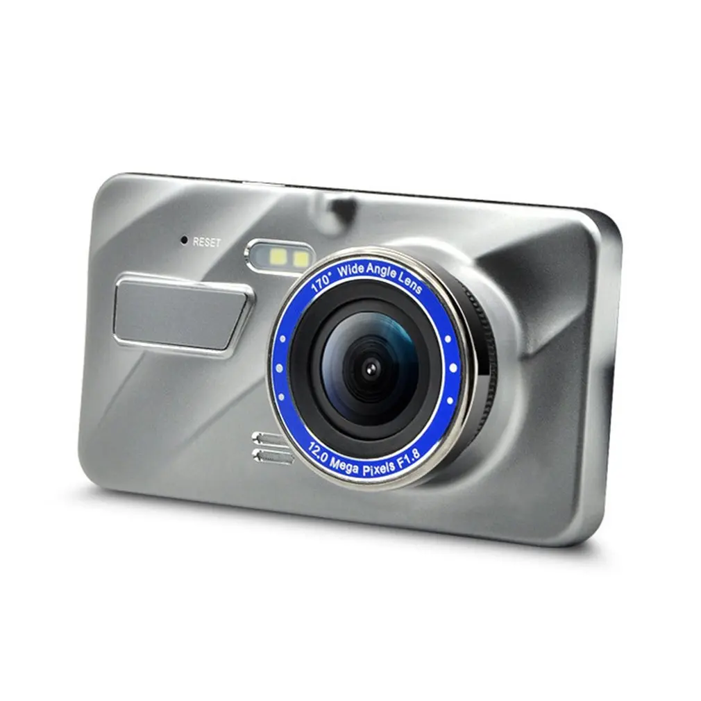 

3.6 4.0 Inch Dual Screen Recording Metal Shell High Definition 1080P Front And Rear Dual Lens Driving Recorder Built-in Battery
