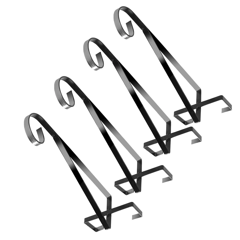 

Hanging Basket Brackets 11 In For Concrete Posts Supports Easy Fill Baskets Sturdy Durable Rust-Proof-No Drilling