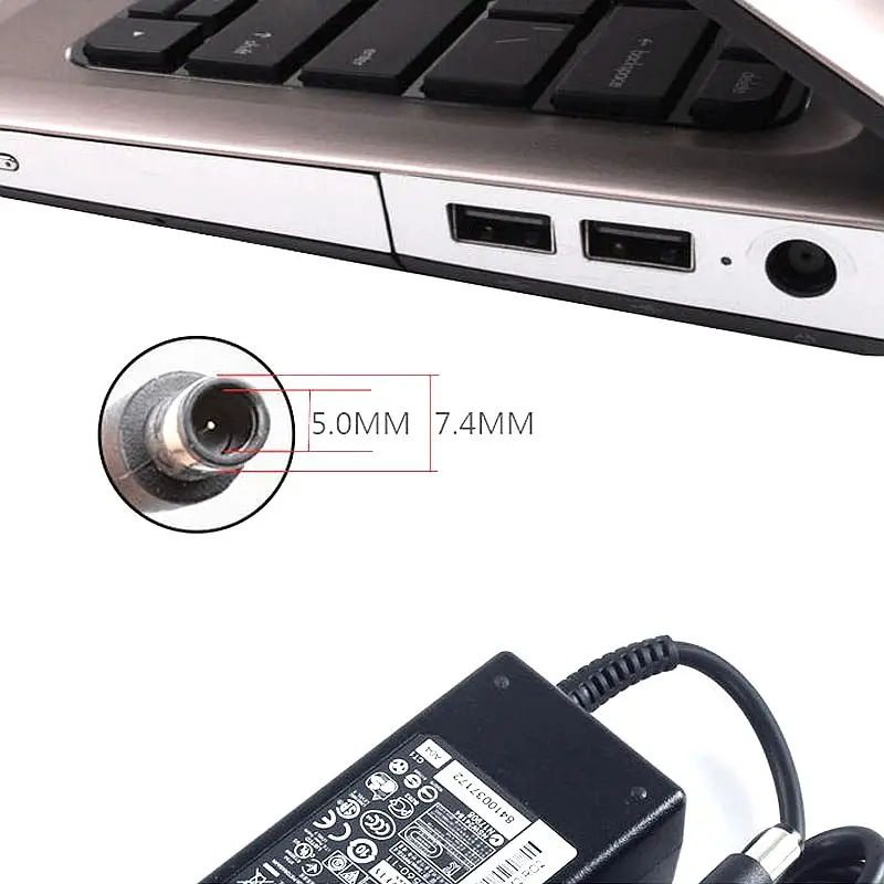 19 в 4.74A зарядное устройство для ноутбука hp CQ32 42 Probook 4440s 4540S Pavilion dv6 Compaq 6510b Elitebook 6930 Evny NX6330 X16 7,4*5,0 мм
