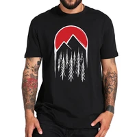 twin peaks t shirt movie hand painted forest line graphic tee shirt novelty short sleeve breathable eu size 100 cotton tops