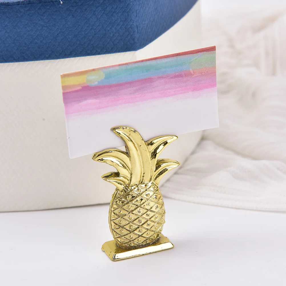 

1 Set Pineapple Place Stand Holder Wedding Party With Colorful Card Favour Decoration Wedding Party Favor Supplies