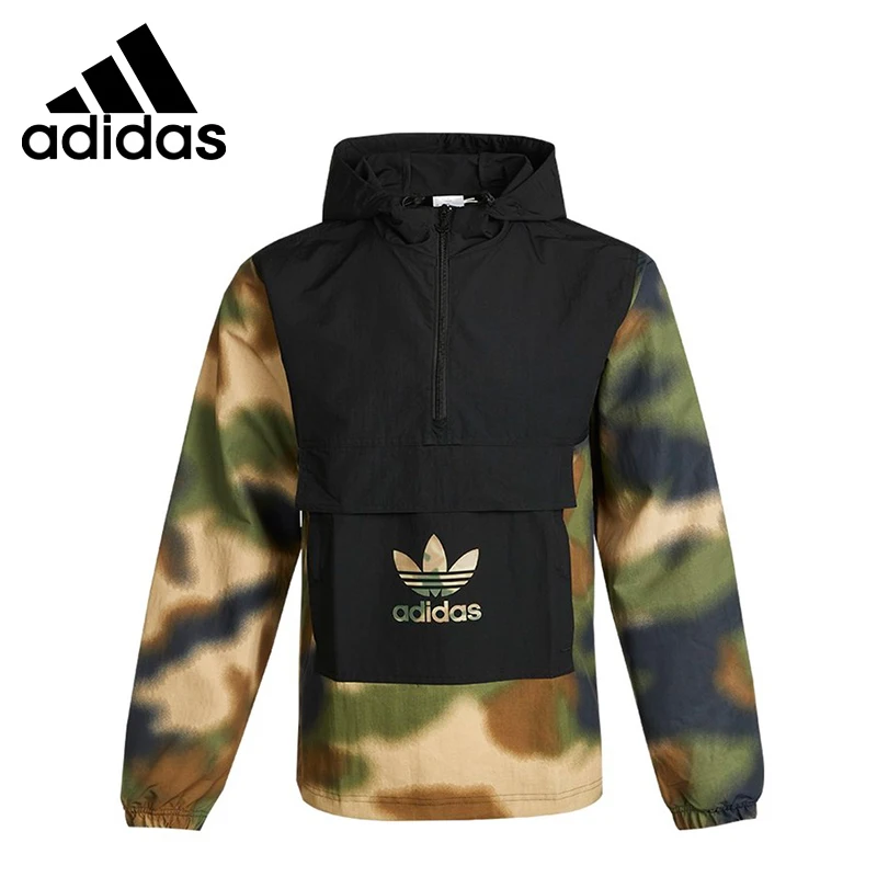 

Оригинальное новое поступление Adidas Originals CAMO ветровка мужская куртка спортивная одежда с капюшоном