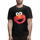 Забавная Мужская футболка с изображением монстра в конце этой истории Элмо, футболка с коротким рукавом и круглым вырезом, одежда для взрослых из чистого хлопка