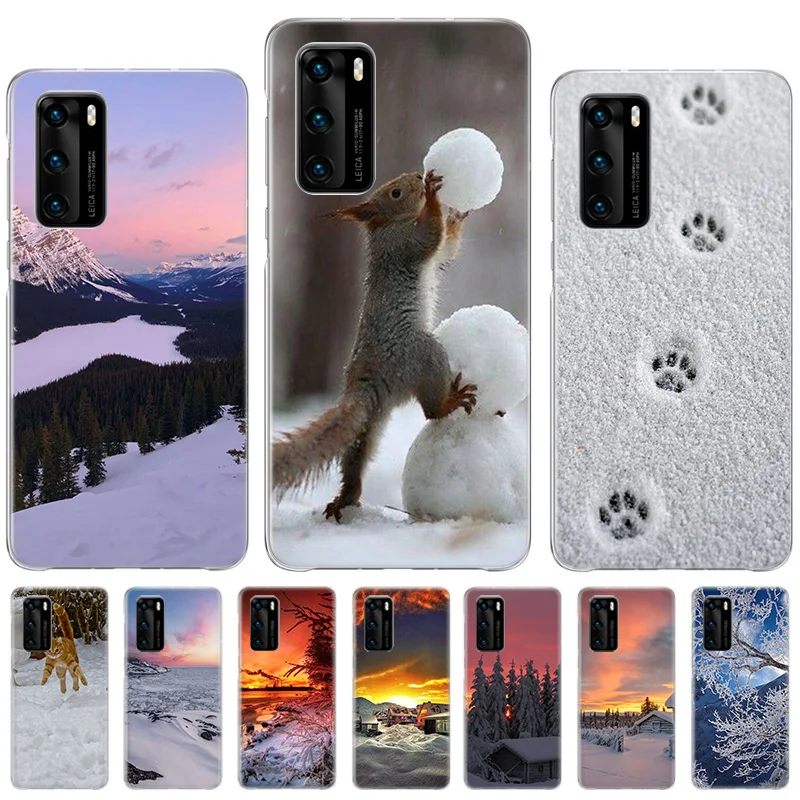 

Landscape Winter Light Bumper Case For Samsung Galaxy A50 A51 A52 A72 A12 A32 A42 5G A71 A10S A11 A20S A21S A22 A31 A02S