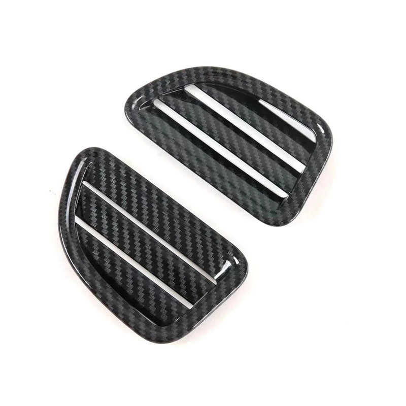 

2Pcs for Mitsubishi Pajero Sport Montero 16-20 Front Upper Air Vent Outlet Cover & 1x Gear Shift Panel Water Cup Cover
