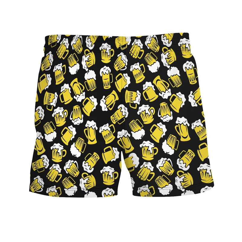 

Beer Digital Printed Shorts Men Summer Beach Holiday Shorts Men Beach Wear Mens Clothing Beach Shorts Men's Casual Beach Pants