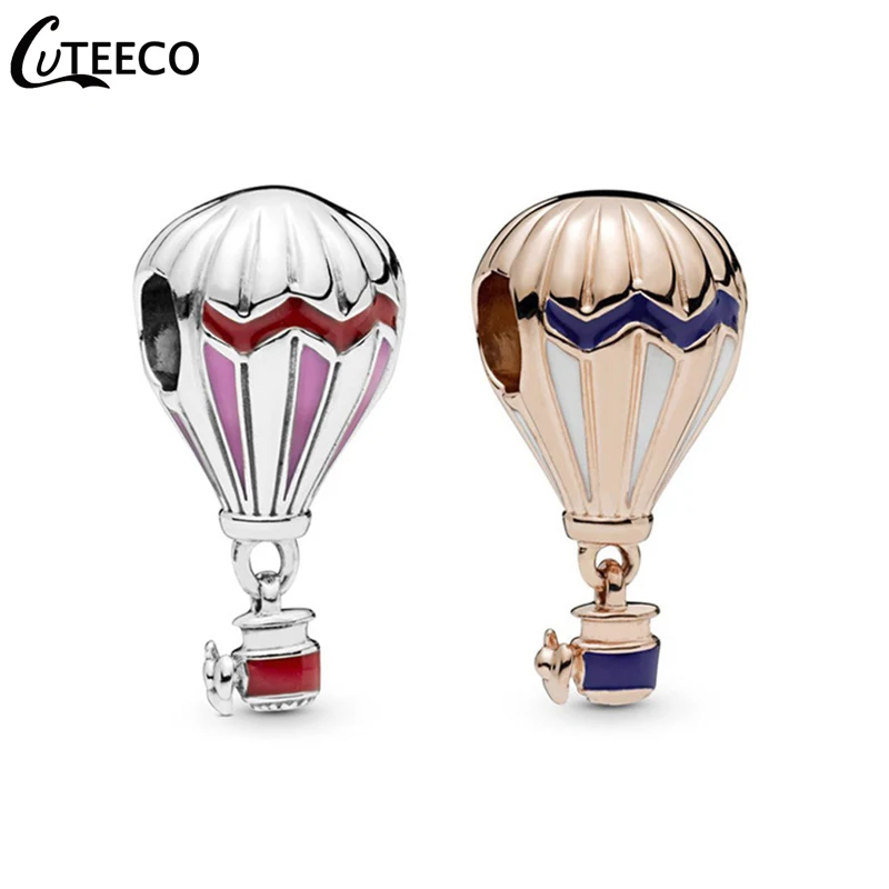 Новинка 2019 эмалированные бусины шармы CUTEECO для путешествий с воздушным шаром