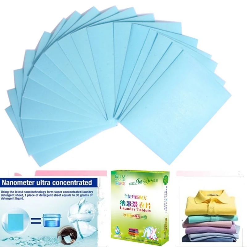 150 шт./лот новая формула лист моющего средства для стирки супер концентрированный