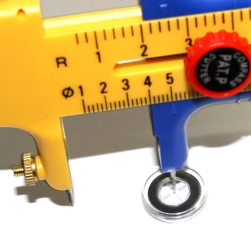 

Dafa Compass Cutter for Cutting Papers/Films/Leather Stainless Steel 6Pcs Spare Blades Cut Circle Knife